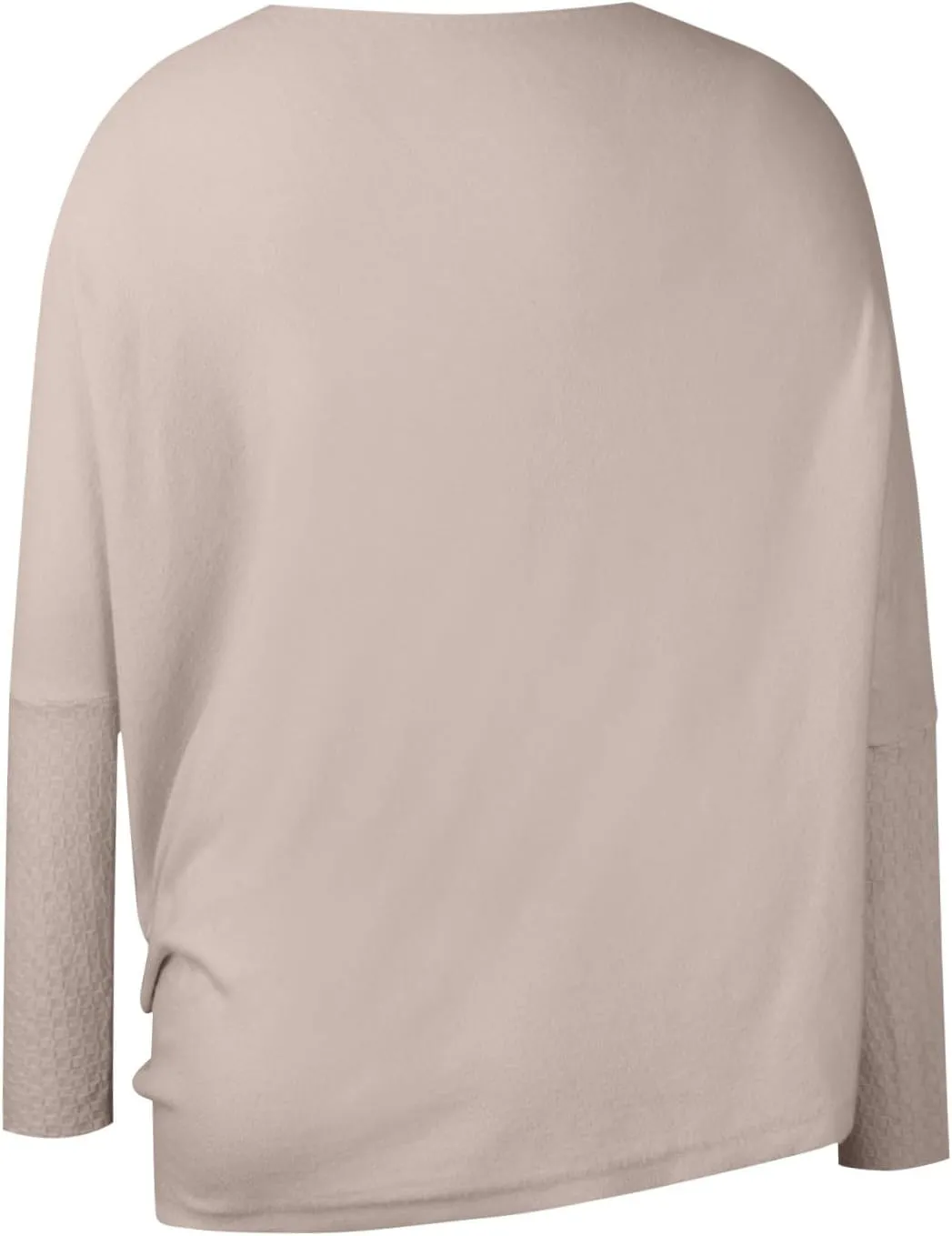 Womens Asymmetric Draped Jumper Long Batwing Sleeve Boat Neck Off The Shoulder Tunic Knit Winter Pullover Sweaters