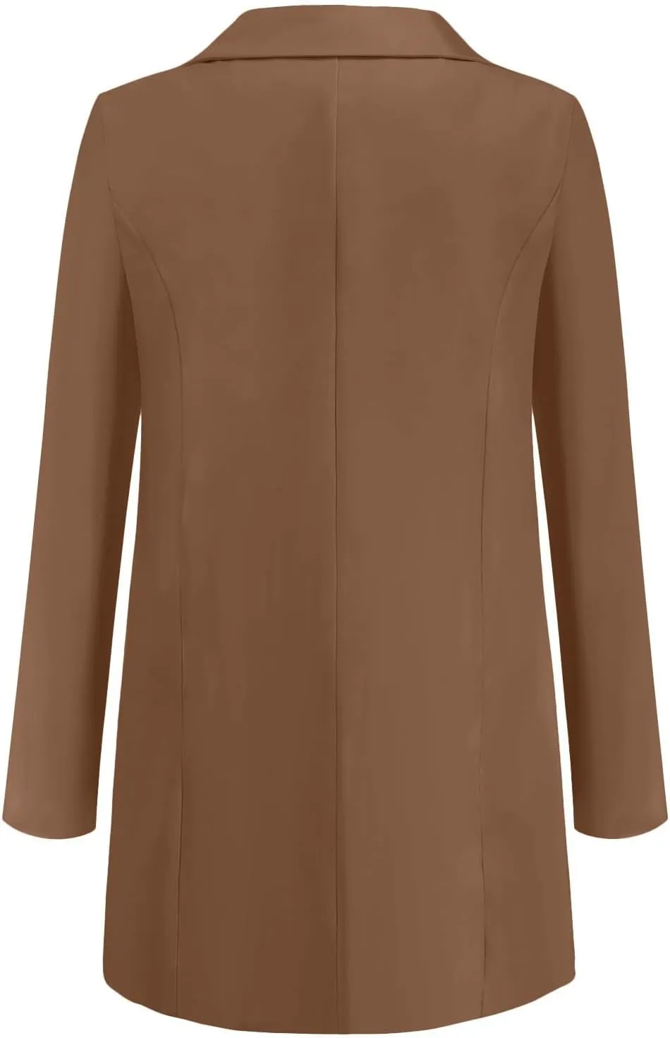 Womens Blazers 2024 Fall Bussiness,Casual Long Sleeve Button Open Front Suit Jackets, Work Clothes with Pockets