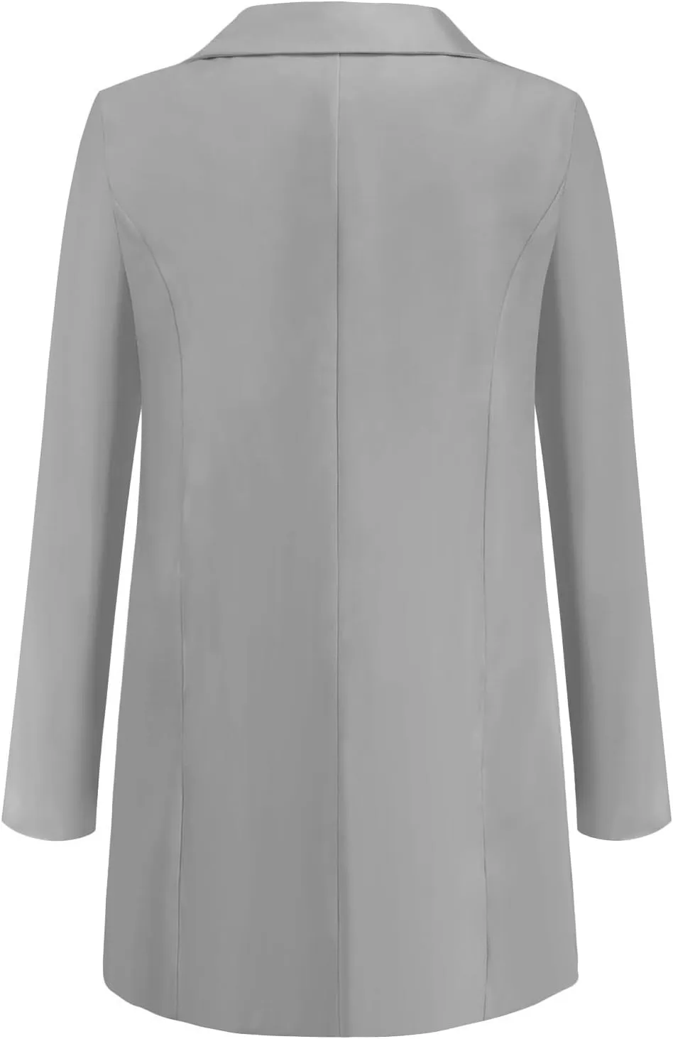 Womens Blazers 2024 Fall Bussiness,Casual Long Sleeve Button Open Front Suit Jackets, Work Clothes with Pockets
