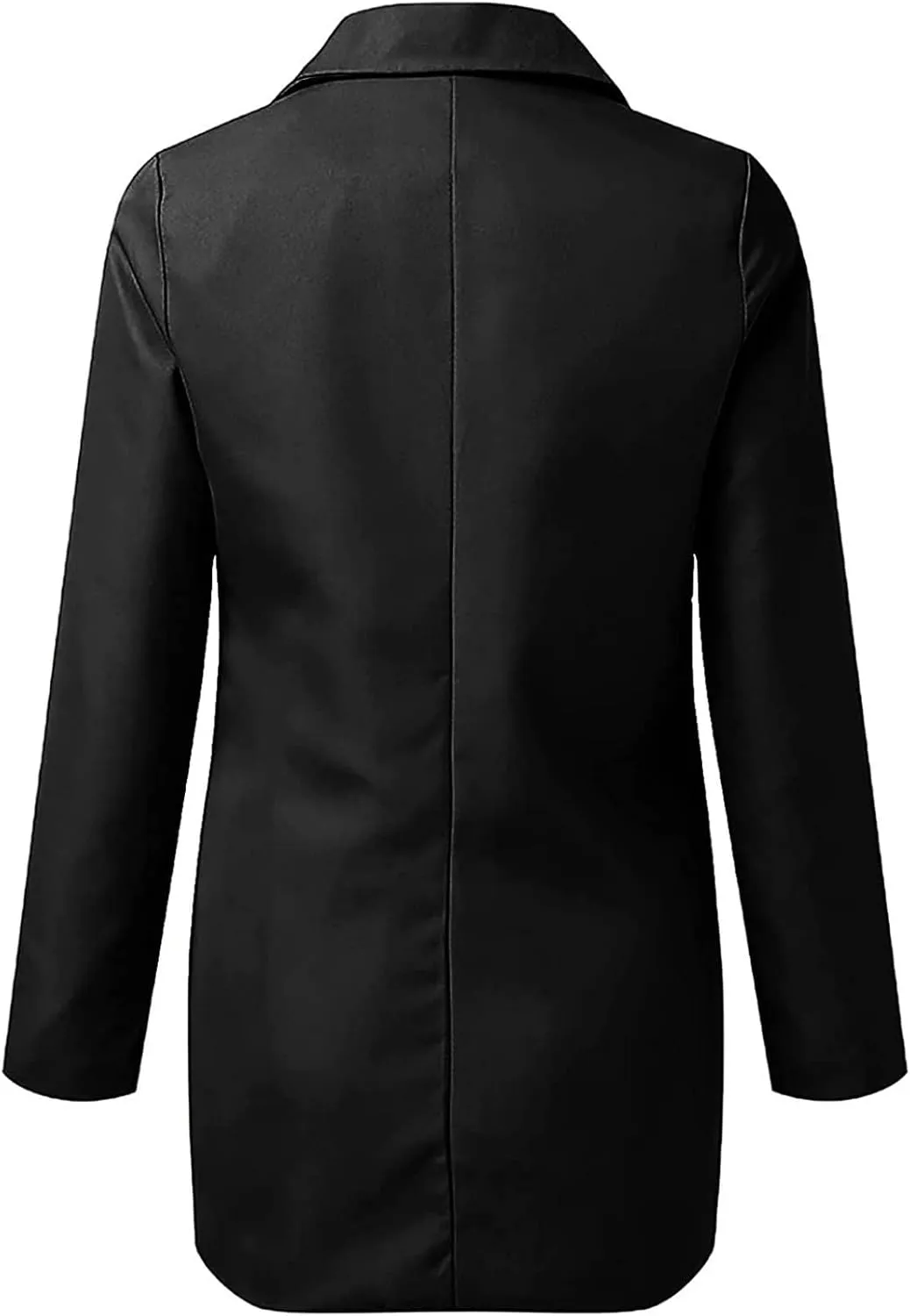 Womens Blazers 2024 Fall Bussiness,Casual Long Sleeve Button Open Front Suit Jackets, Work Clothes with Pockets