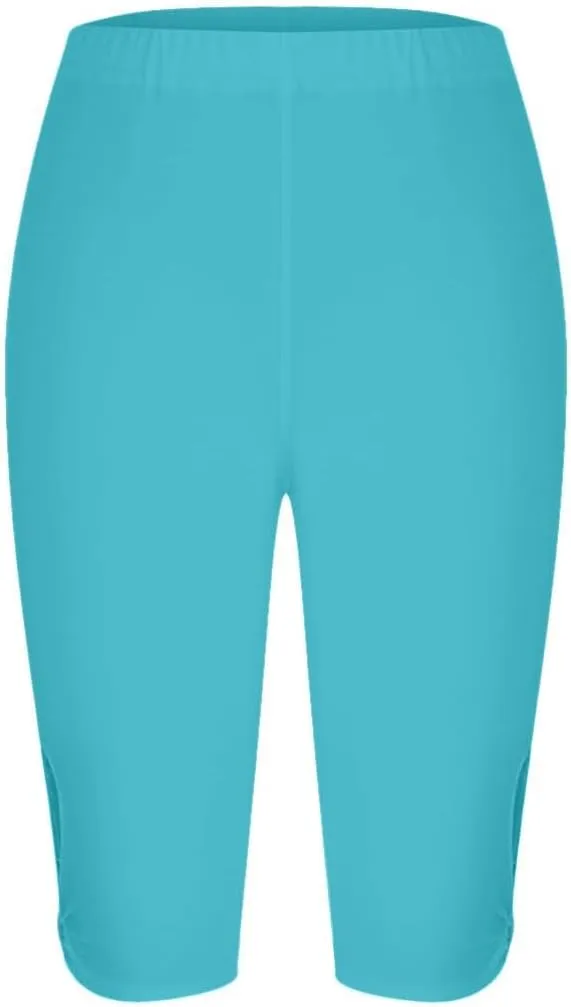 Womens High Waisted Shorts Plus Size Athletic Running Shorts Workout Gym Quick Dry Shorts Solid Skinny Short Pants