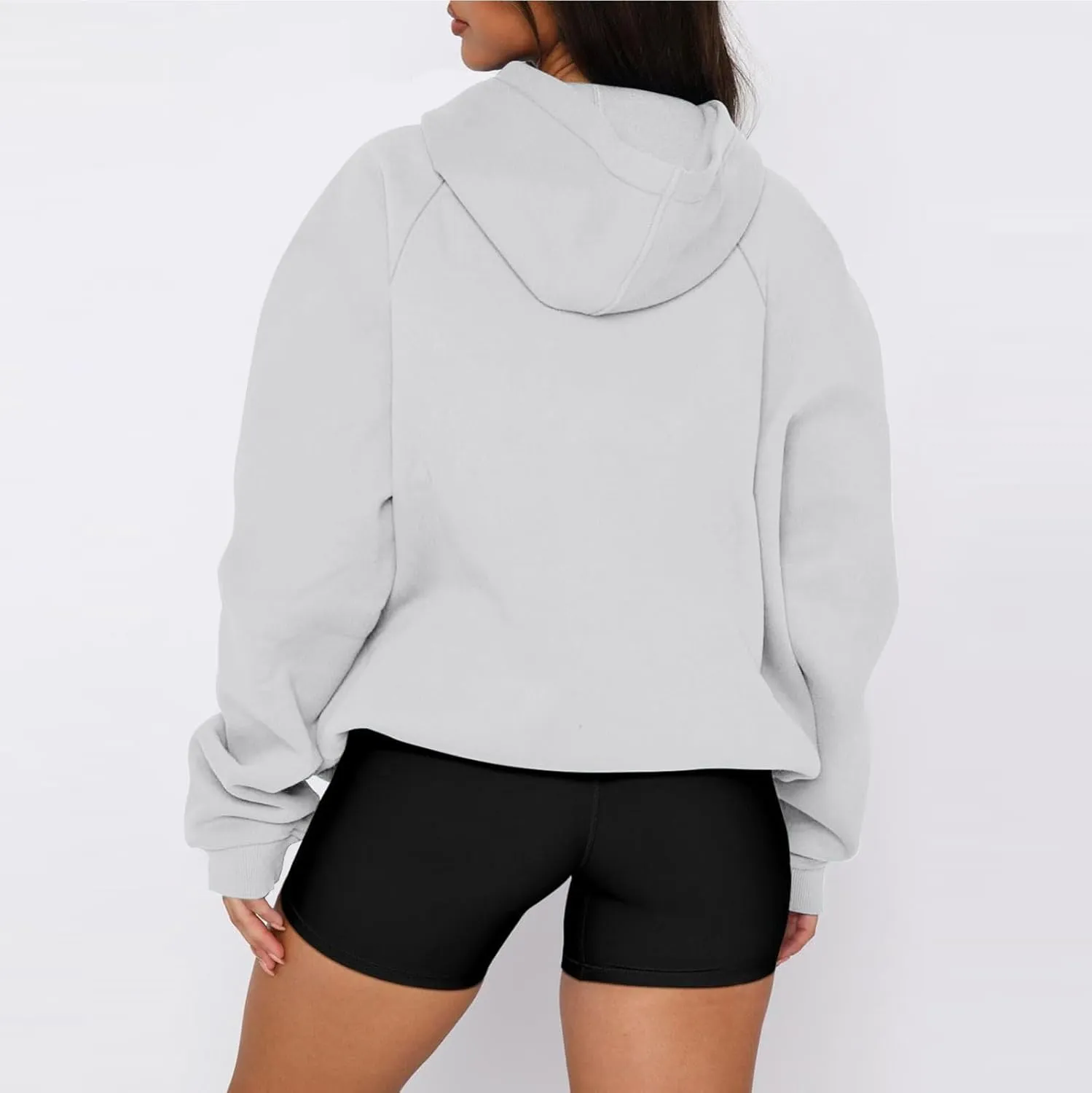 Womens Oversized Hoodies Winter Cute Sweatshirts Drawstring Fleece Hoodie Pullover 2024 Fashion Tops Trendy Outfits