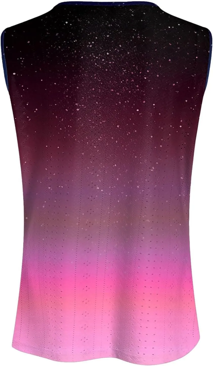 Womens Tank Tops Loose Fit 2025 Trendy Summer V Neck Sleeveless T Shirts Spring Clothes Casual Loose Blouses