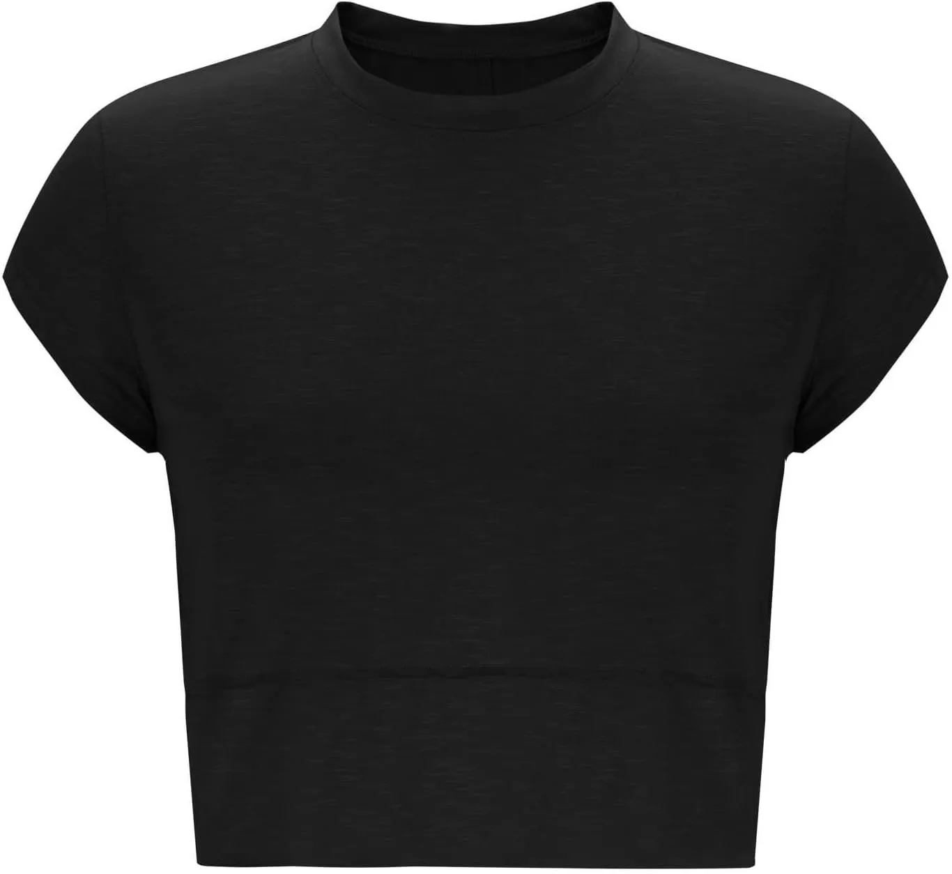 Workout Cropped Tops for Women Flowy Athletic Tops Oversized Loose Fit Running Yoga Quick Dry Soft Crewneck Tees