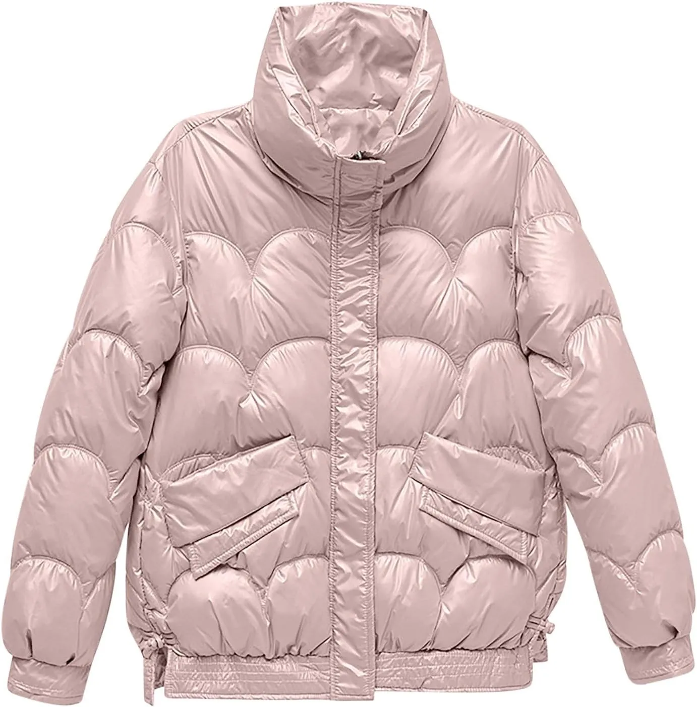 XUNRYAN Winter Coats for Women Waterproof Puffer Jackets Quilted Thick Down Coat Warm Parka Hooded Anorak Outerwear Overcoat