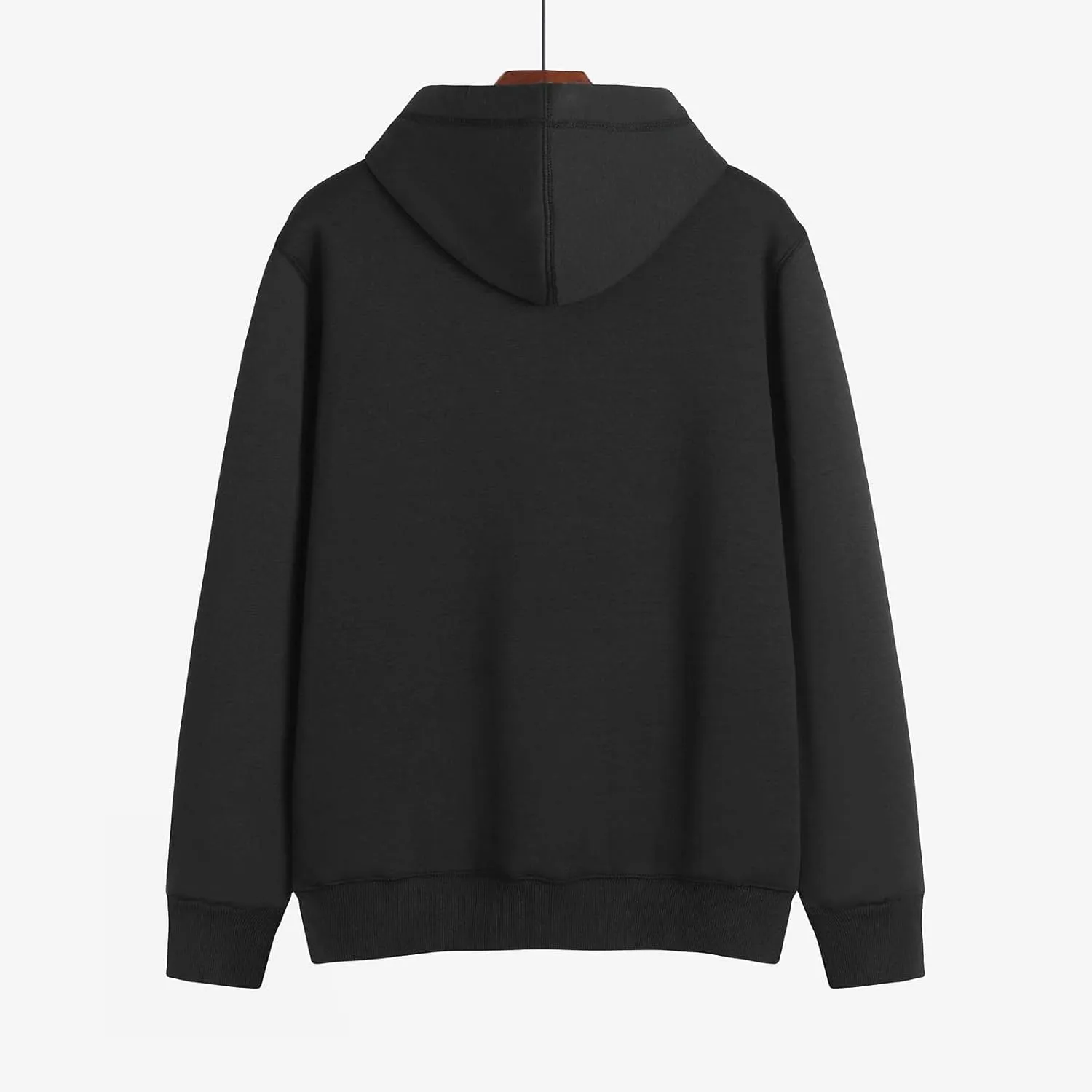 Ymosrh Men's Sweatshirts Casual Zip Up Hoodie Drawstring Long Sleeve Fleece Lined Hooded Sweatshirt, M-4XL